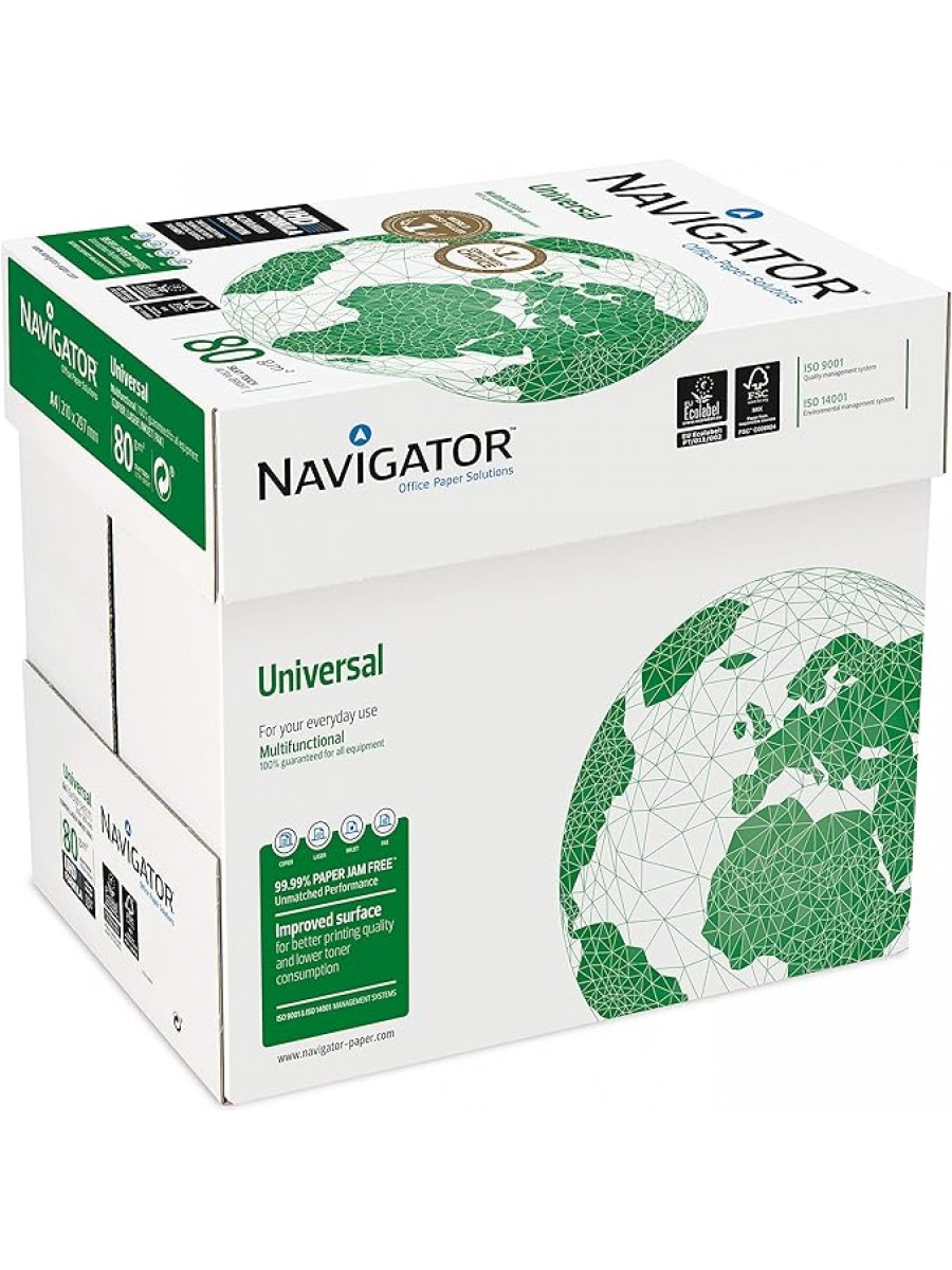 Navigator Fotokopi Kağıdı 80 gr Beyaz A4 (Koli)