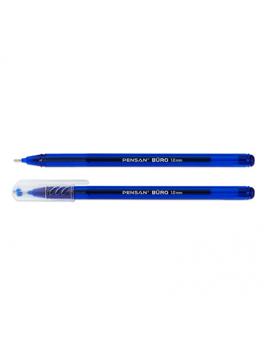 Pensan Mavi Tükenmez Kalem Büro Tipi 1mm